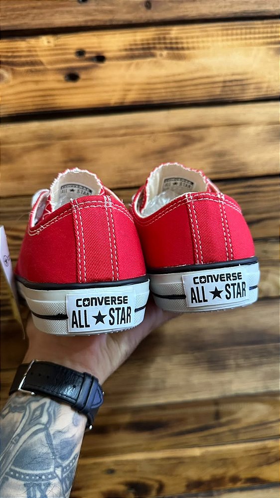 Tênis All Star Vermelho/Branco