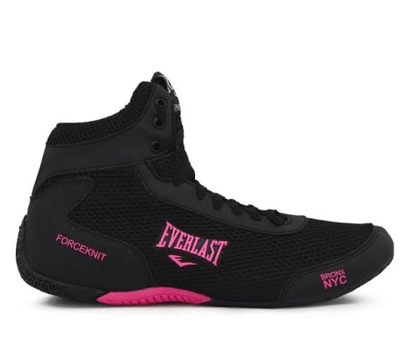 Tênis Everlast cano alto Preto/Rosa