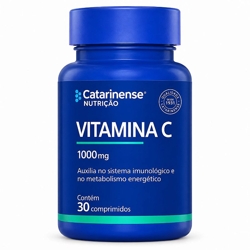Vitamina C 1000mg Catarinense Nutrição 30 Comprimidos