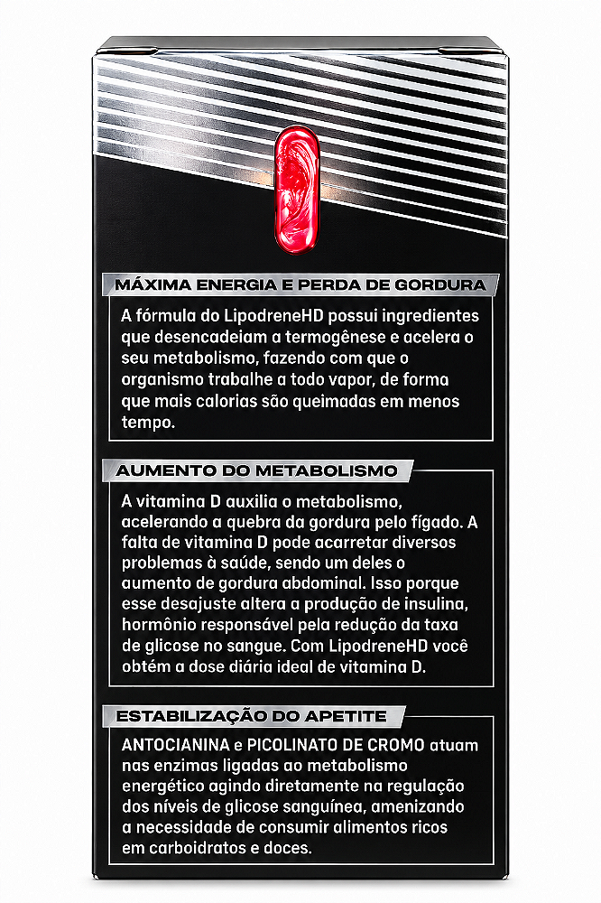Exxdrenehd Termogênico Exx Nutrition 60 Capsulas
