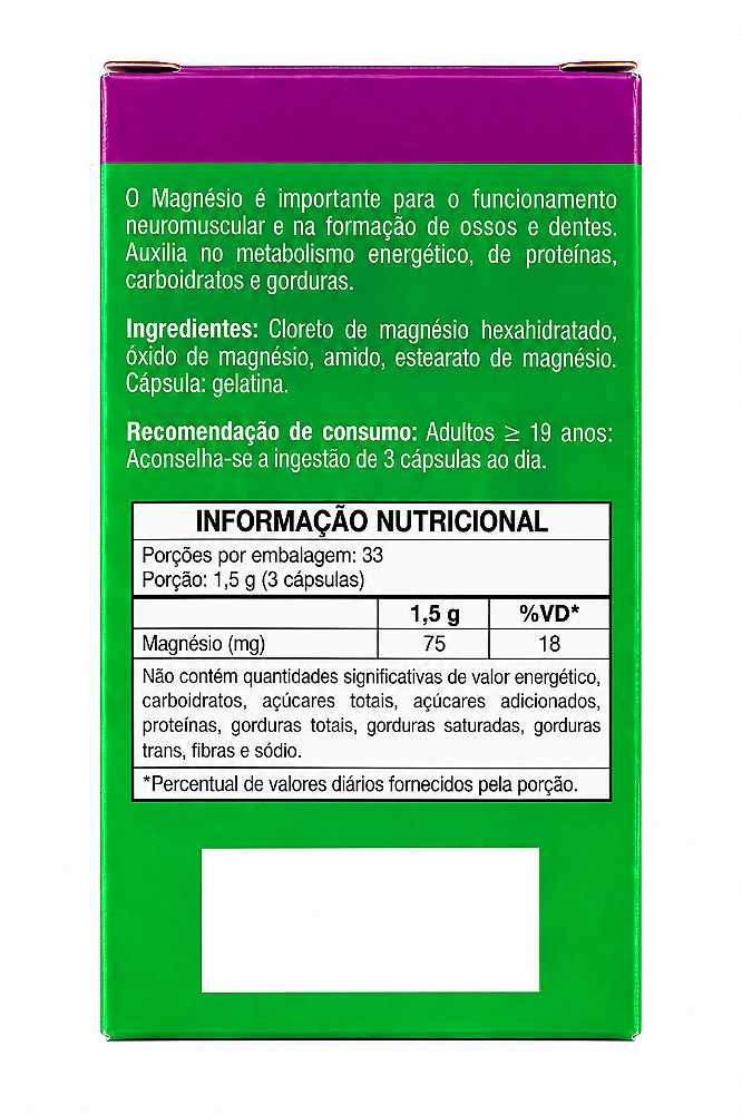 Blend Mag Magnésio Quelato Malato Taurato Óxido 60 Cápsulas Medinal
