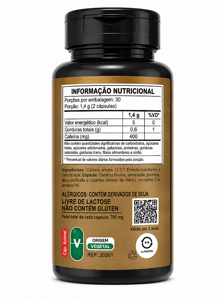 Cafeina 400mg Unilife
