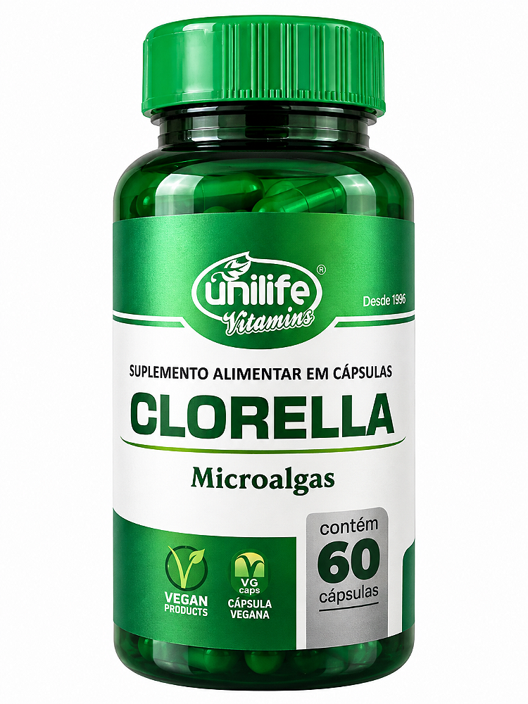 Clorella Microalgas Unilife 60 Cápsulas Veganas