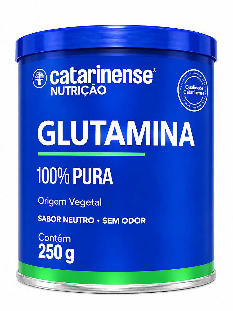Glutamina 100% Pura Catarinense Nutrição 250g Sabor Neutro