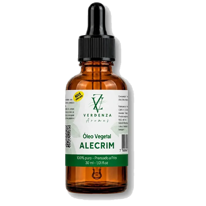 Óleo Vegetal De Alecrim Puro Combate À Caspa E Queda Capilar Hidratação Profunda Sem Fragrância