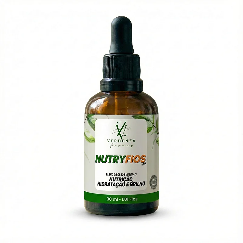 NutryFios Blend de óleos vegetais Nutrição hidratação e Brilho 30ml
