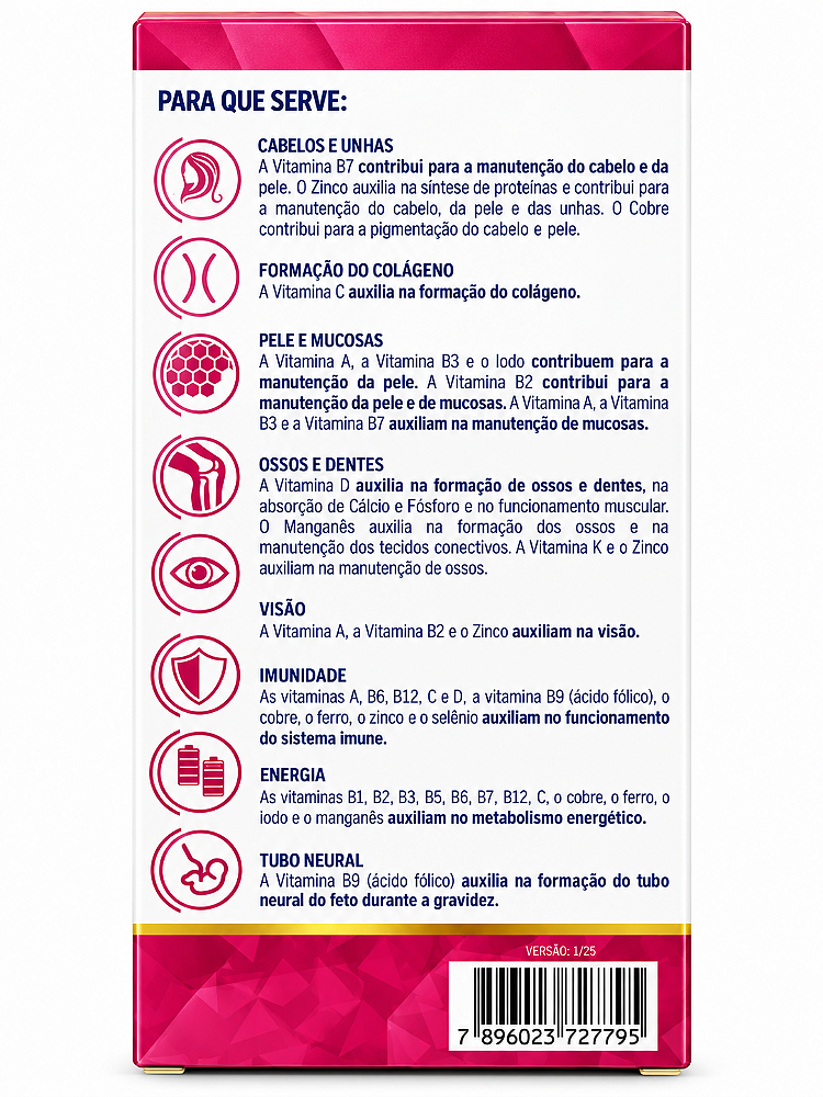 Polivitamínico Mulher Catarinense Nutrição Multi 60 Cápsulas