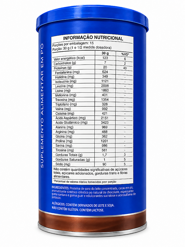 Whey Protein Concentrado Catarinense Chocolate Cremoso 450g