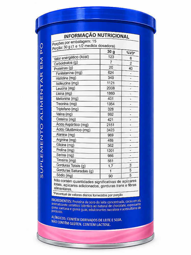 Whey Protein Concentrado Catarinense Morango Cremoso 450g