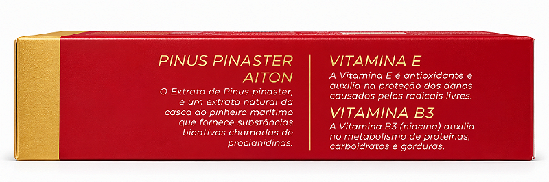 Herbocell 600mg Pinus Pinaster Vitamina E B3 HerboLab 36 Cápsulas