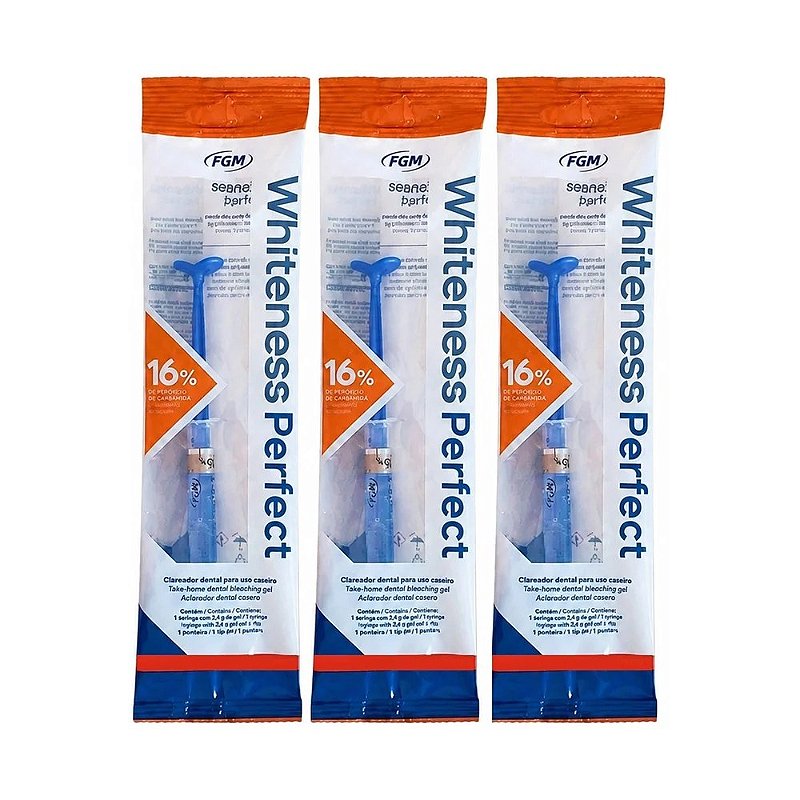 3 Clareador Dental 16% Whiteness Perfect 16% - FGM
