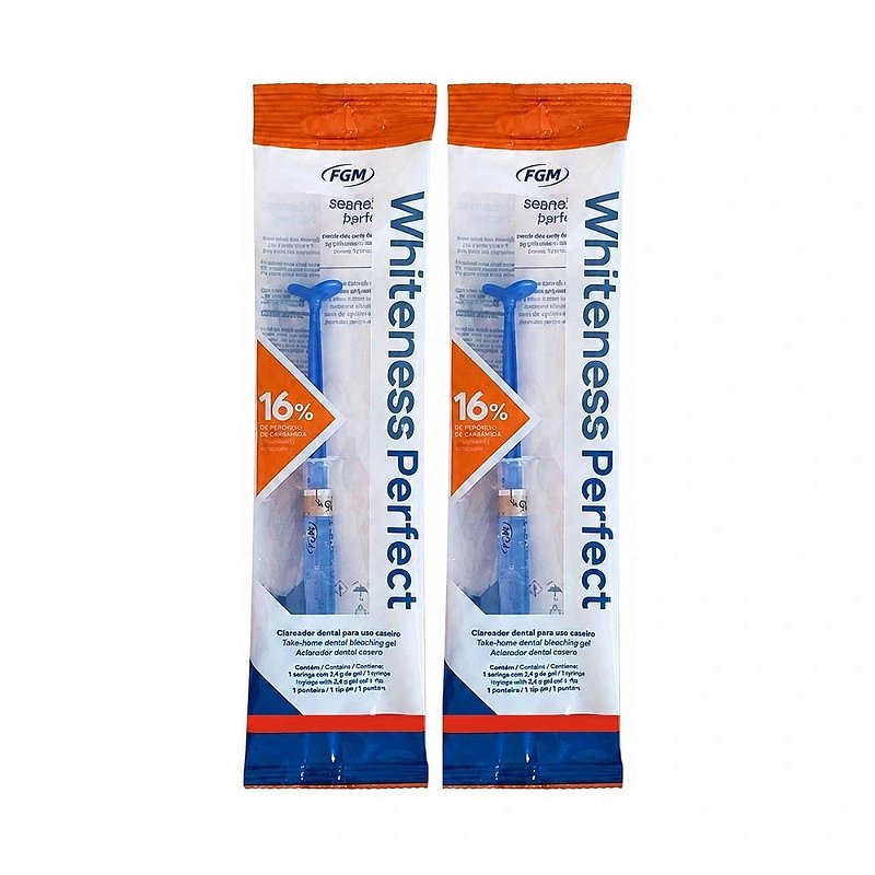 Clareador Whiteness Perfect 16% - FGM - 2 Unidades