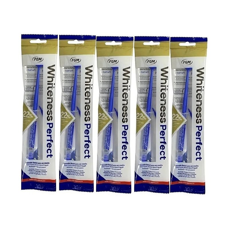 Clareador Dental Whiteness Perfect 22% - 5 Unidades