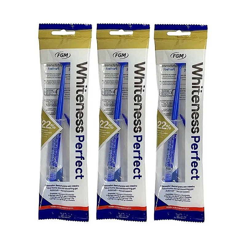 Clareador Dental Whiteness Perfect 22% - 3 Unidades