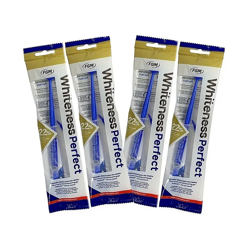 Clareador Dental Whiteness Perfect 22% 4 Unidades
