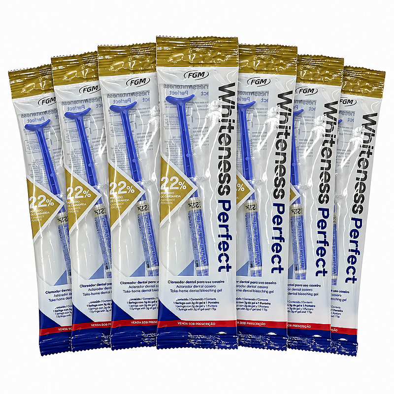 Clareador Whiteness Perfect 22% - FGM - 7 Unidades