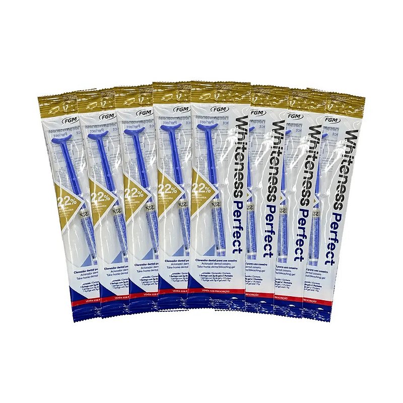 Clareador Whiteness Perfect 22% - FGM - 8 Unidades