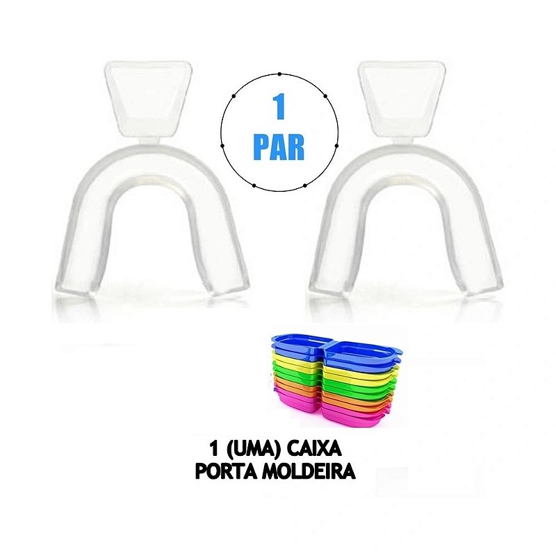 Moldeira Para Clareamento Dental + Porta Moldeira