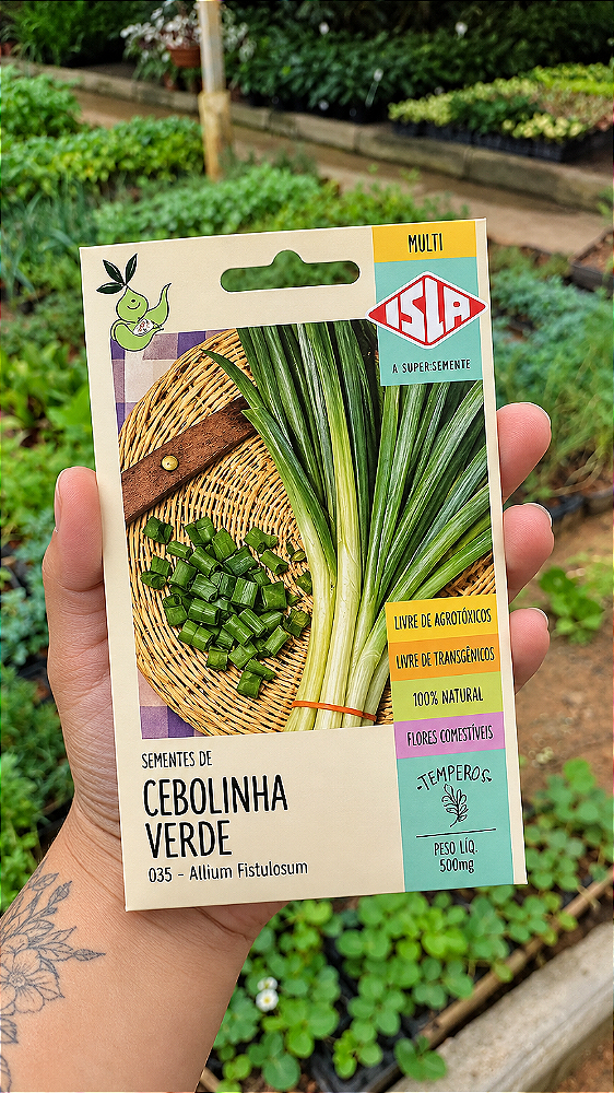 Sementes de Cebolinha Verde
