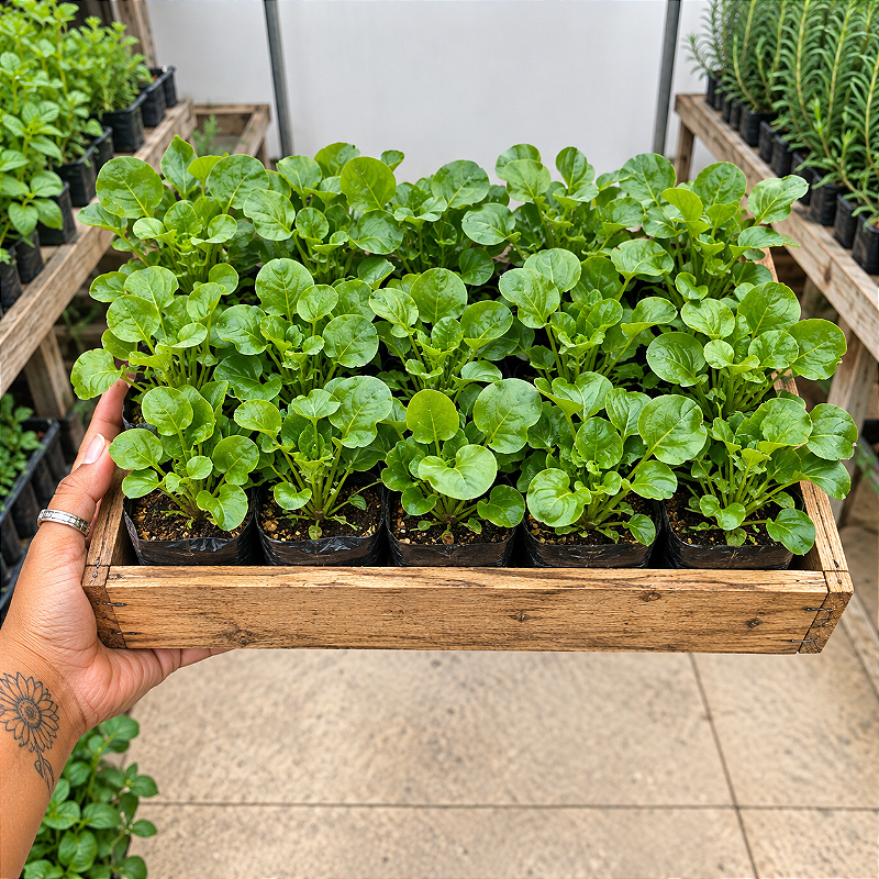 Agrião Caixa com 15 Unidades para Plantio