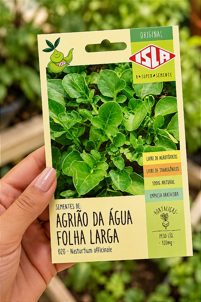 Sementes de Agrião para Plantio em Hortas