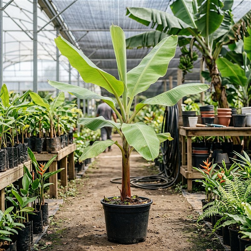 Muda Banana Maçã 1,30 m para Cultivo