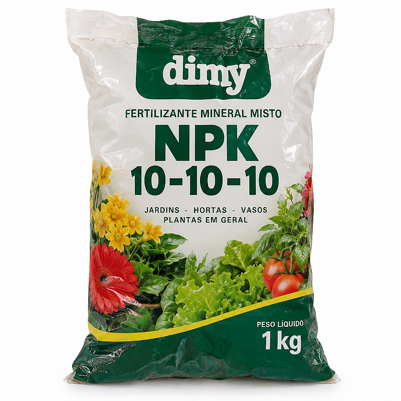 Fertilizante NPK 10-10-10 Dimy — 1 kg