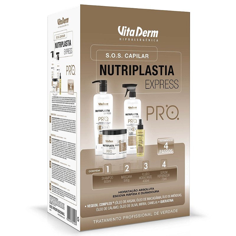 Kit Sos Capilar Nutriplastia Express Pro