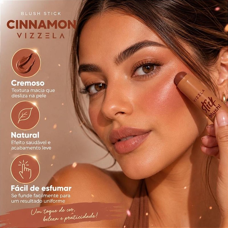 Blush Stick Cinnamon - Vizzela