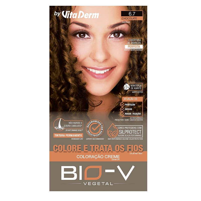 Coloracao Bio-V 6.7chocolate L.Escuro Marron
