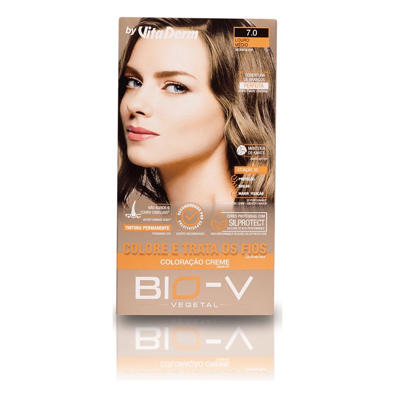Coloracao Bio-V 7.0 Louro Medio