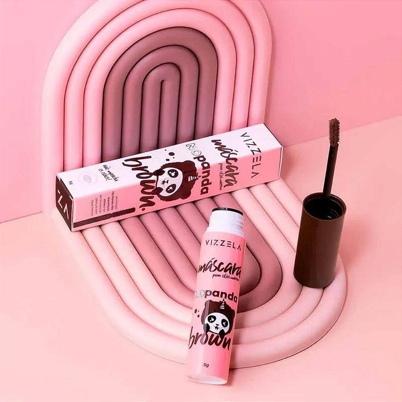 Mascara Para Cilios Marrom - No Panda Brown Vizzela