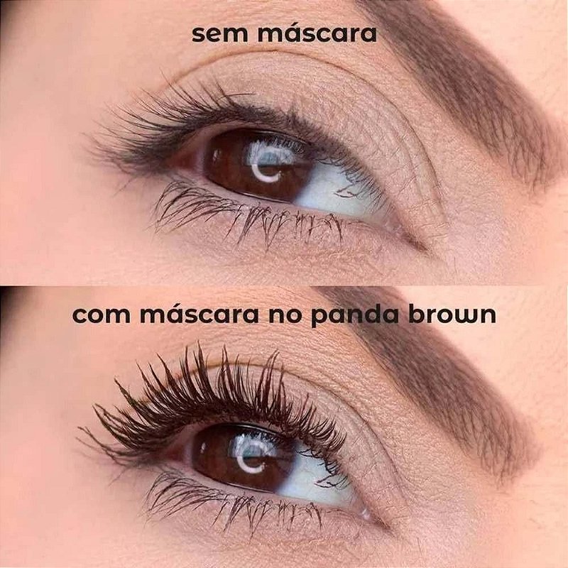 Mascara Para Cilios Marrom - No Panda Brown Vizzela
