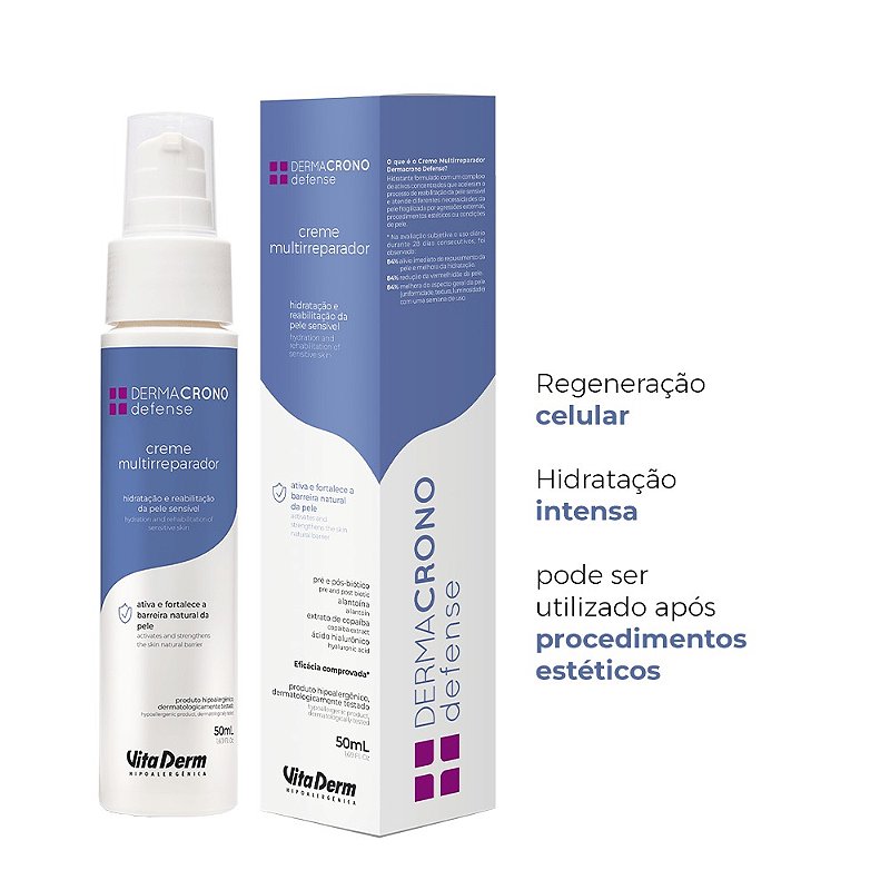 Creme Multirreparador Dermacrono Defense 50g
