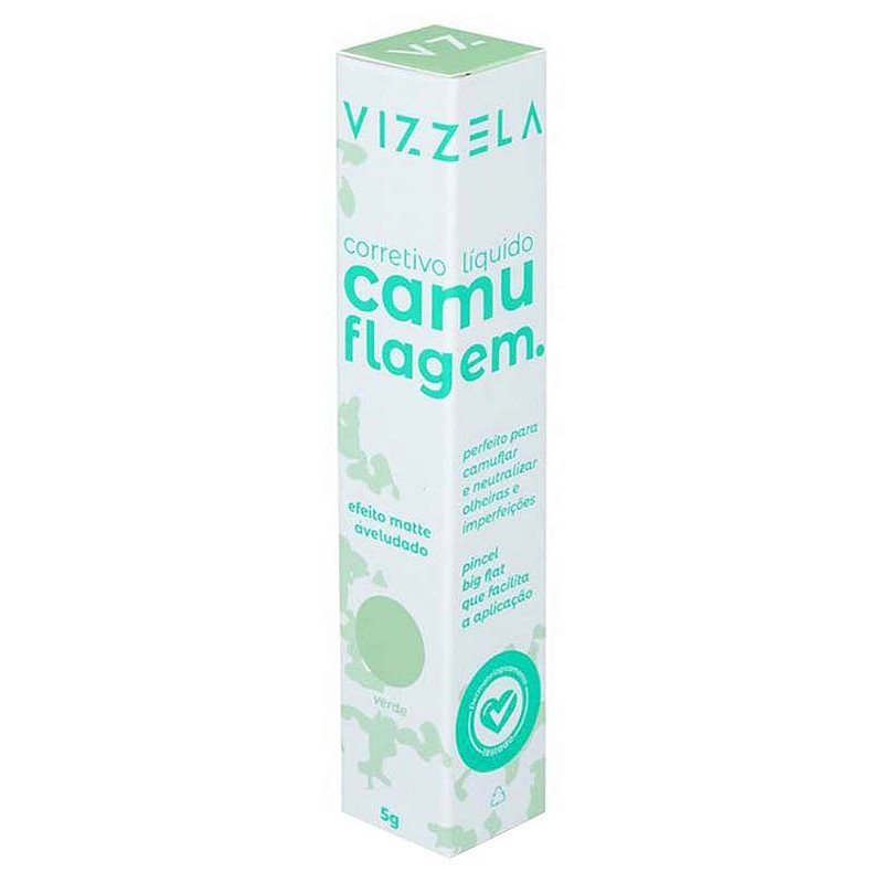 Corretivo Camuflagem Verde - Vizzela