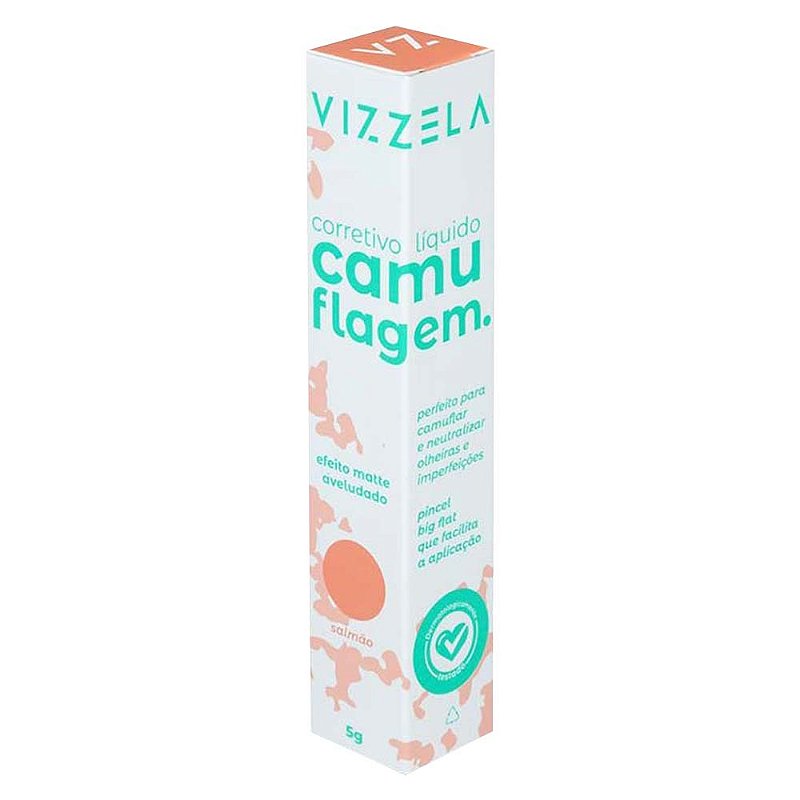 Corretivo Camuflagem Salmao - Vizzela
