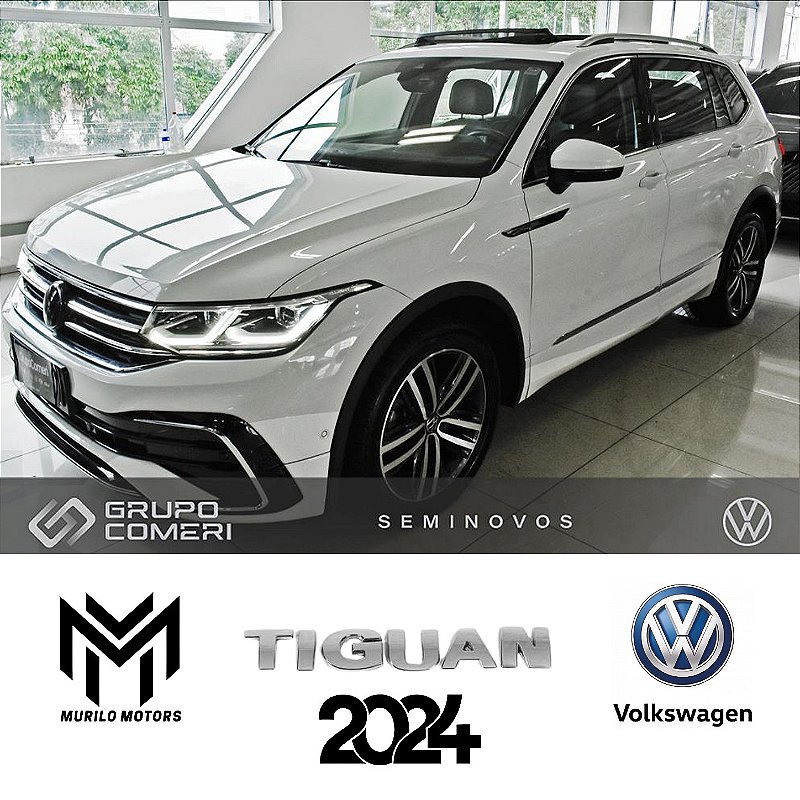 Veículo Volkswagen Tiguan branca 2024 em Peruíbe