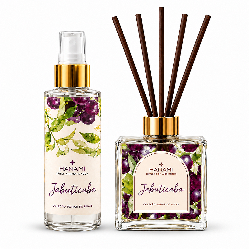 Kit Jabuticaba: Difusor + Spray de Aromas