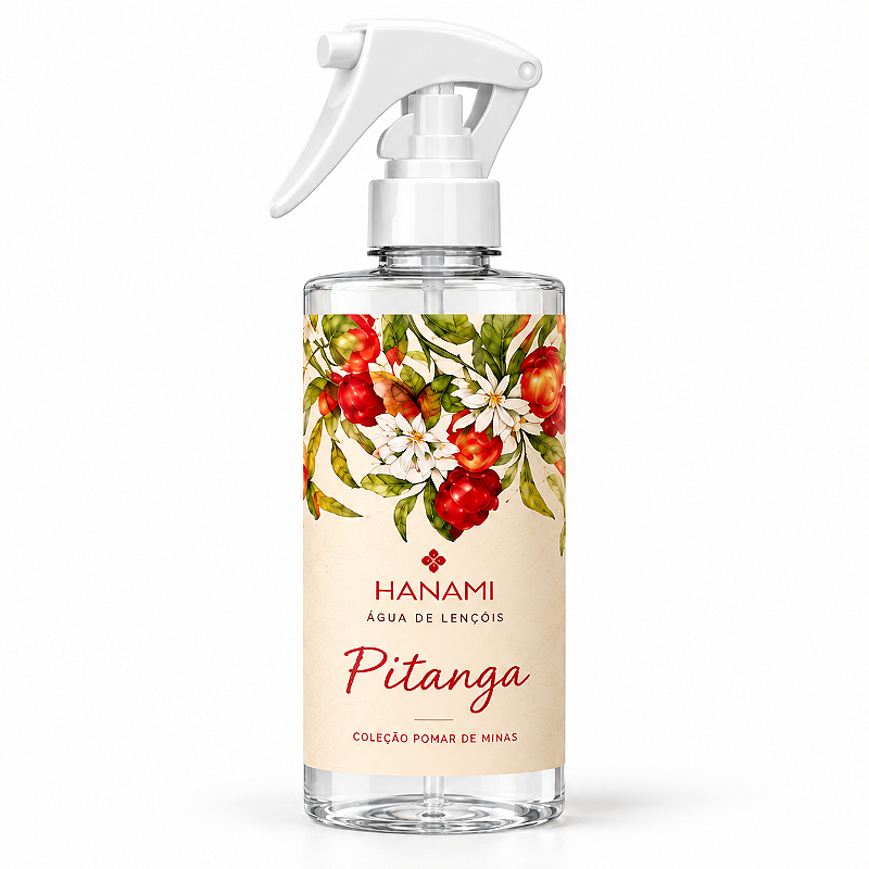 Água de Lençóis c/ Aroma de Pitanga (Perfume p/ Tecidos Gerais) 500ml