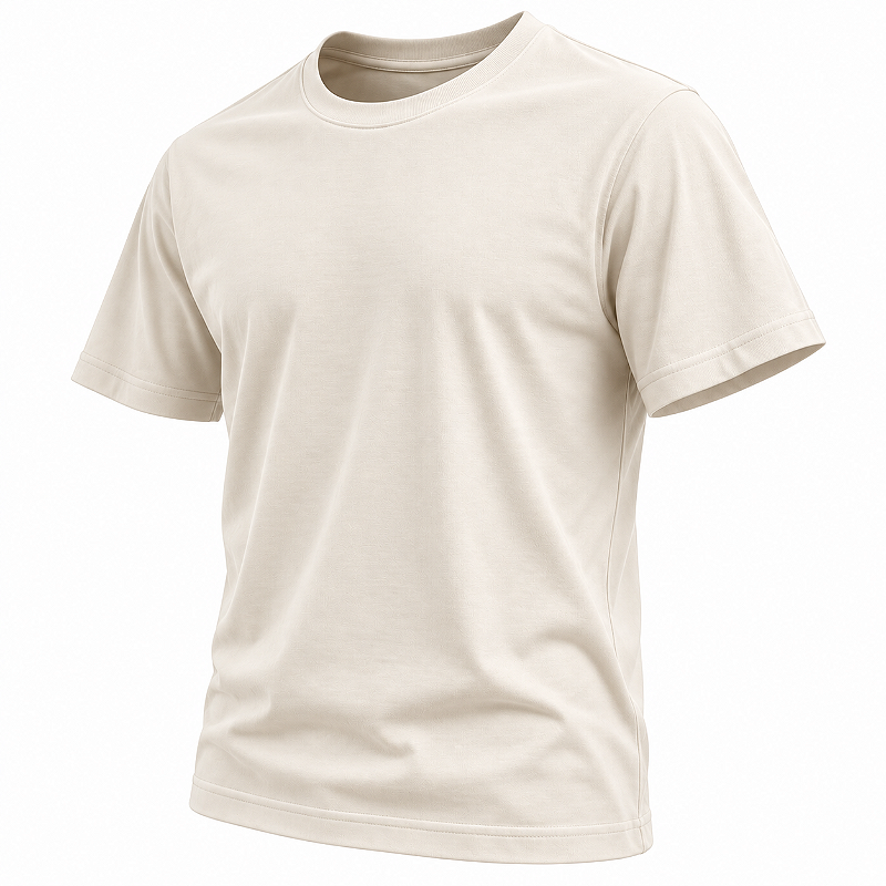 Camiseta Básica Malha Peruana Branca