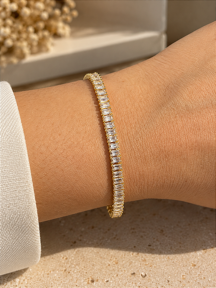 Pulseira Riviera Baguete