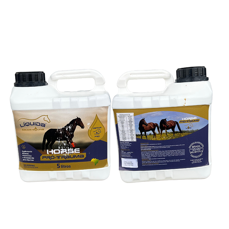 Horse Pro Trauma Liquida Equinos — Suplemento de Suporte à Recuperação de Cavalos em Situações de Trauma e Exigência Física