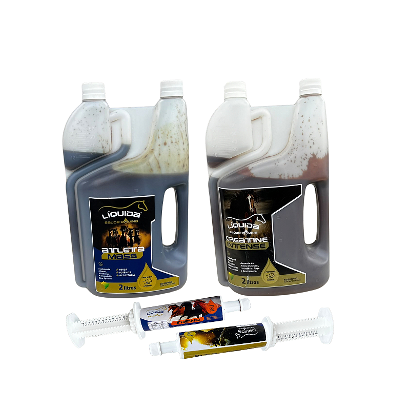 Kit Prova Líquida para Equinos — Nutrição e Performance