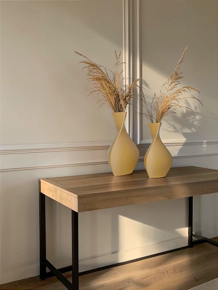 Vaso Decorativo Acqua - Kit com 2 Vasos | Decoração Moderna para Sala, Quarto Aparador