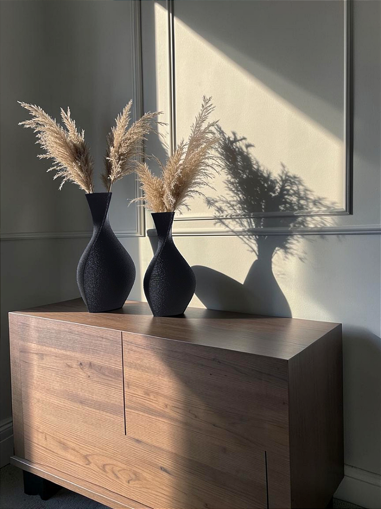 Vaso Decorativo Acqua - Kit com 2 Vasos | Decoração Moderna para Sala, Quarto Aparador