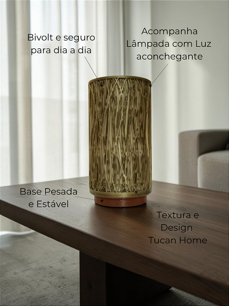 Luminária de Mesa JUNCO