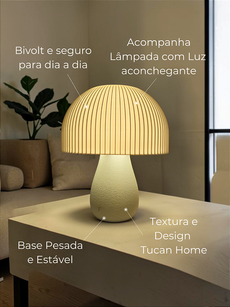 Luminária COGUMELO