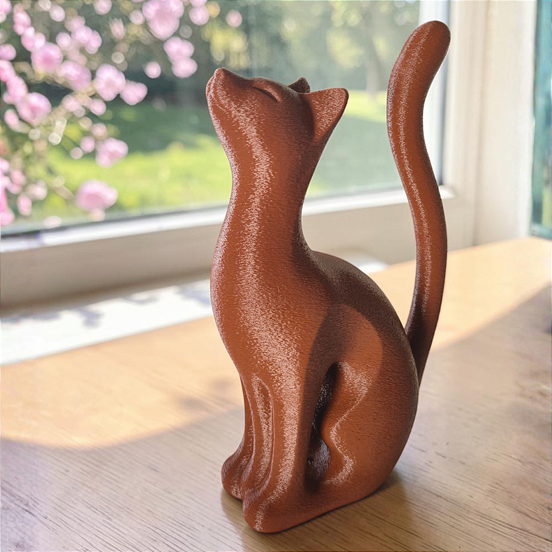 Escultura Decorativa Gato