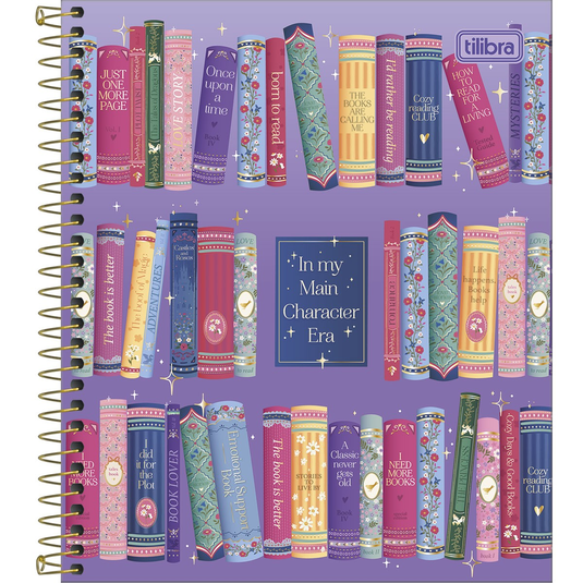 Caderno Capa Dura Tilibra Bookland - 80 Folhas