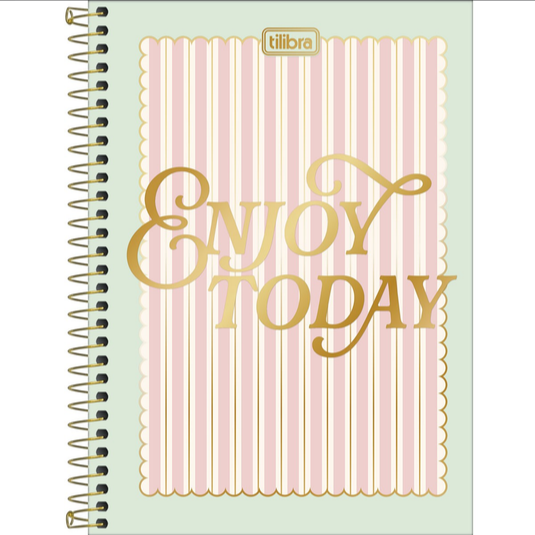Caderno Espiral Capa Dura Tilibra Linea 1/4 - 80 Folhas